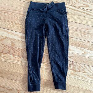 C&C California Kids Shining Star Jogger sweat Pants Small 6 - 6x black gold